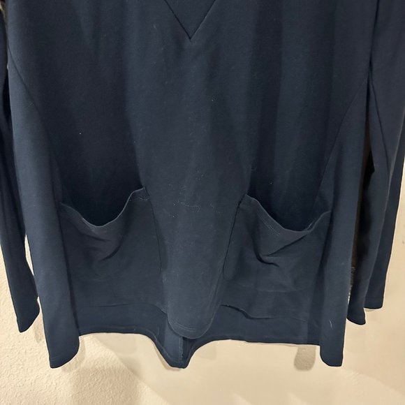 LOGO Lori Goldstein Lounge Black Athleisure Wear Black Womens Size XS Outerwear - Picture 3 of 12